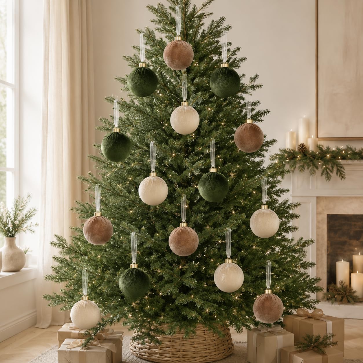 JUBRAY assortiment suspendu au sapin pour un rendu naturel et harmonieux