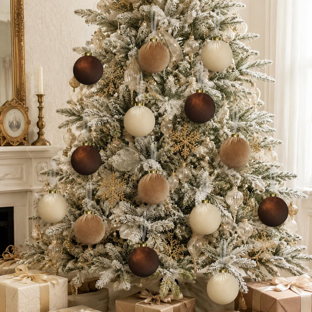 JUBRAY pack de boules accrochées sur sapin apportant harmonie décorative