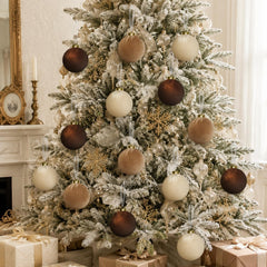 JUBRAY pack de boules accrochées sur sapin apportant harmonie décorative