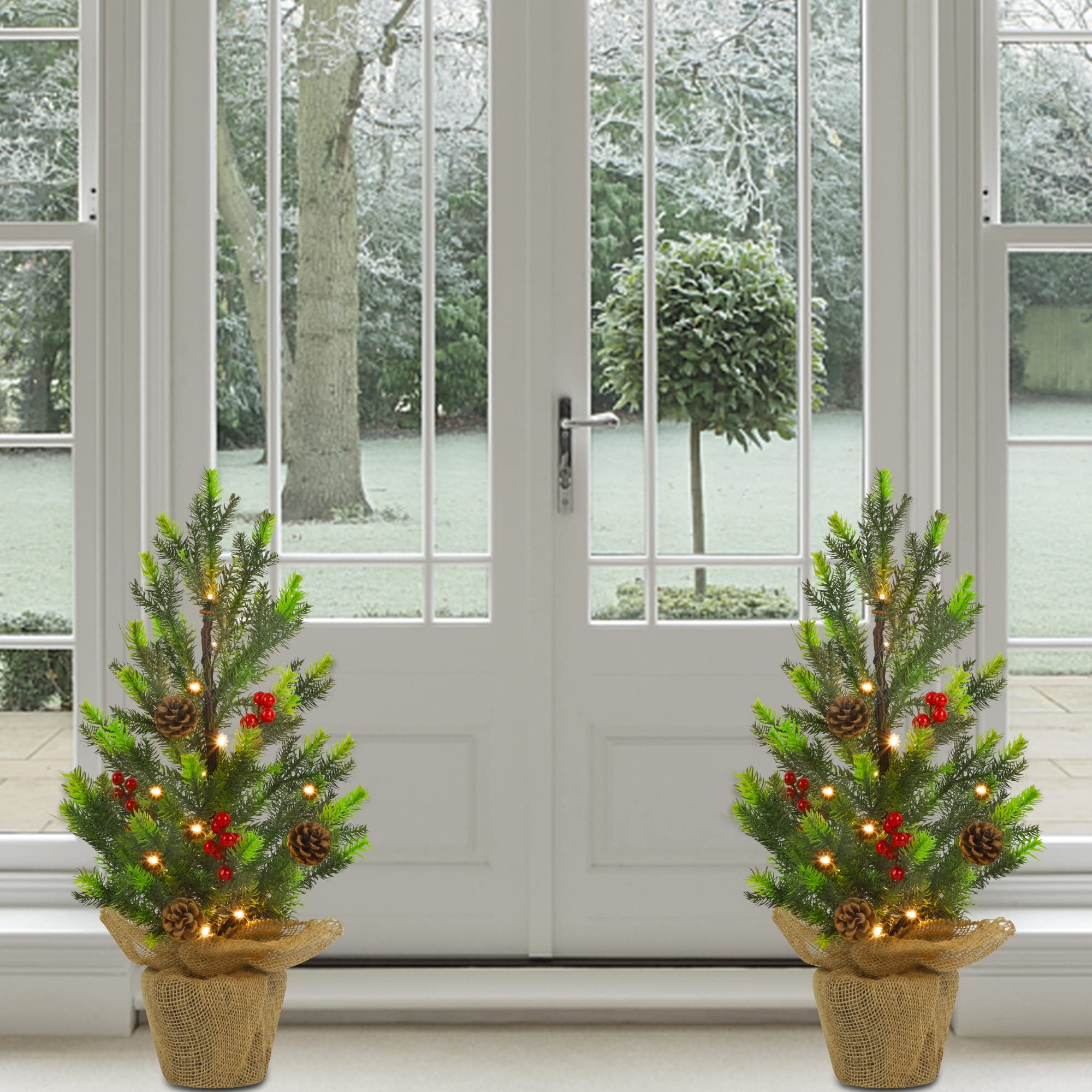 Juegoal sapin avec branches pliées montre facilité de rangement pratique