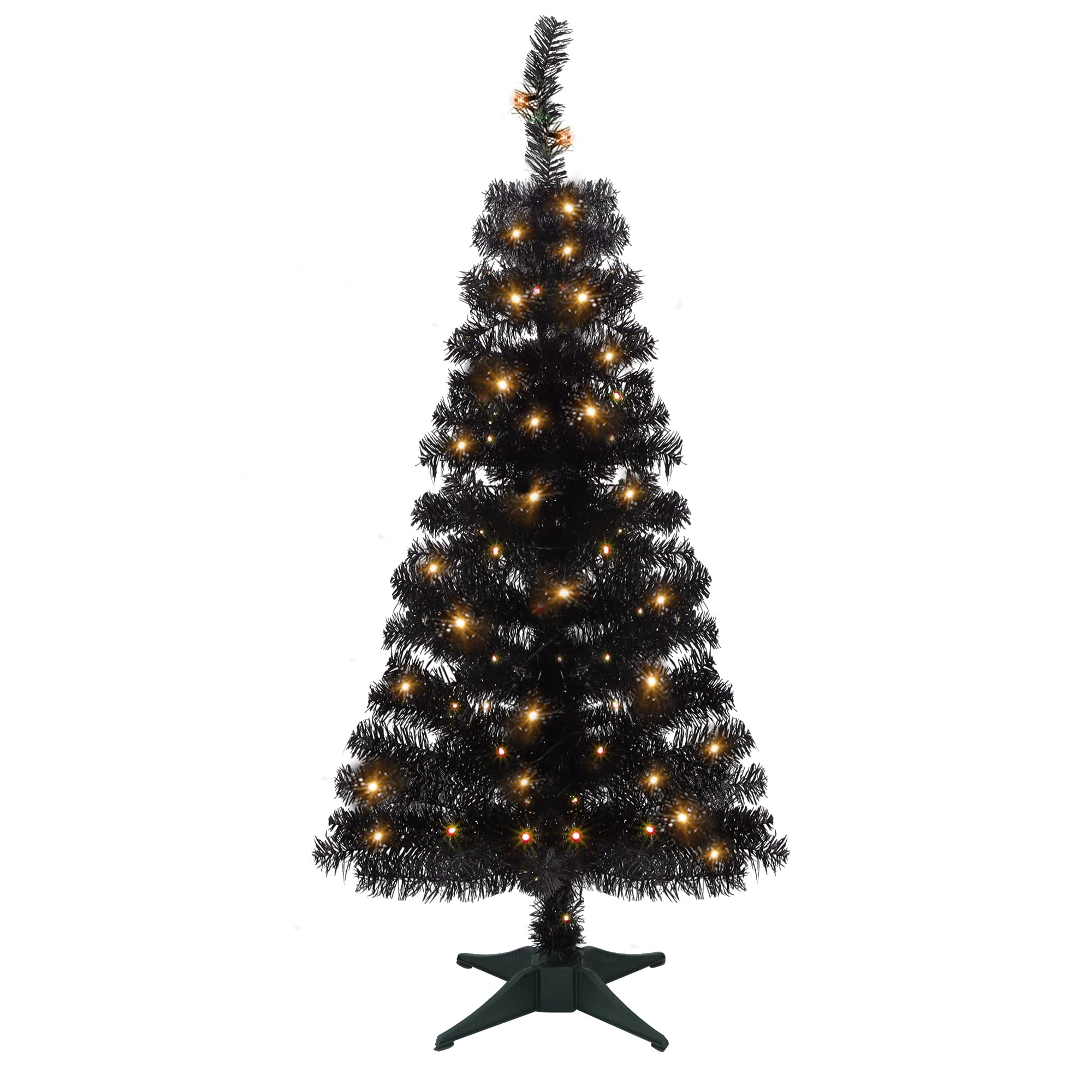 Juegoal sapin noir face entier montrant silhouette dramatique