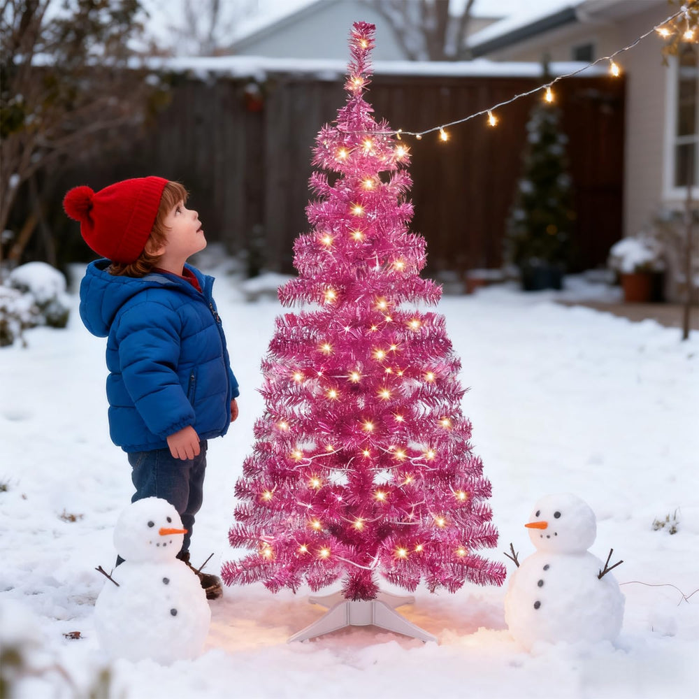 Juegoal gros plan branche en tinsel, texture réaliste et durable