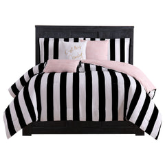 Juicy Couture vue avant rayures noir et blanc apportant style graphique