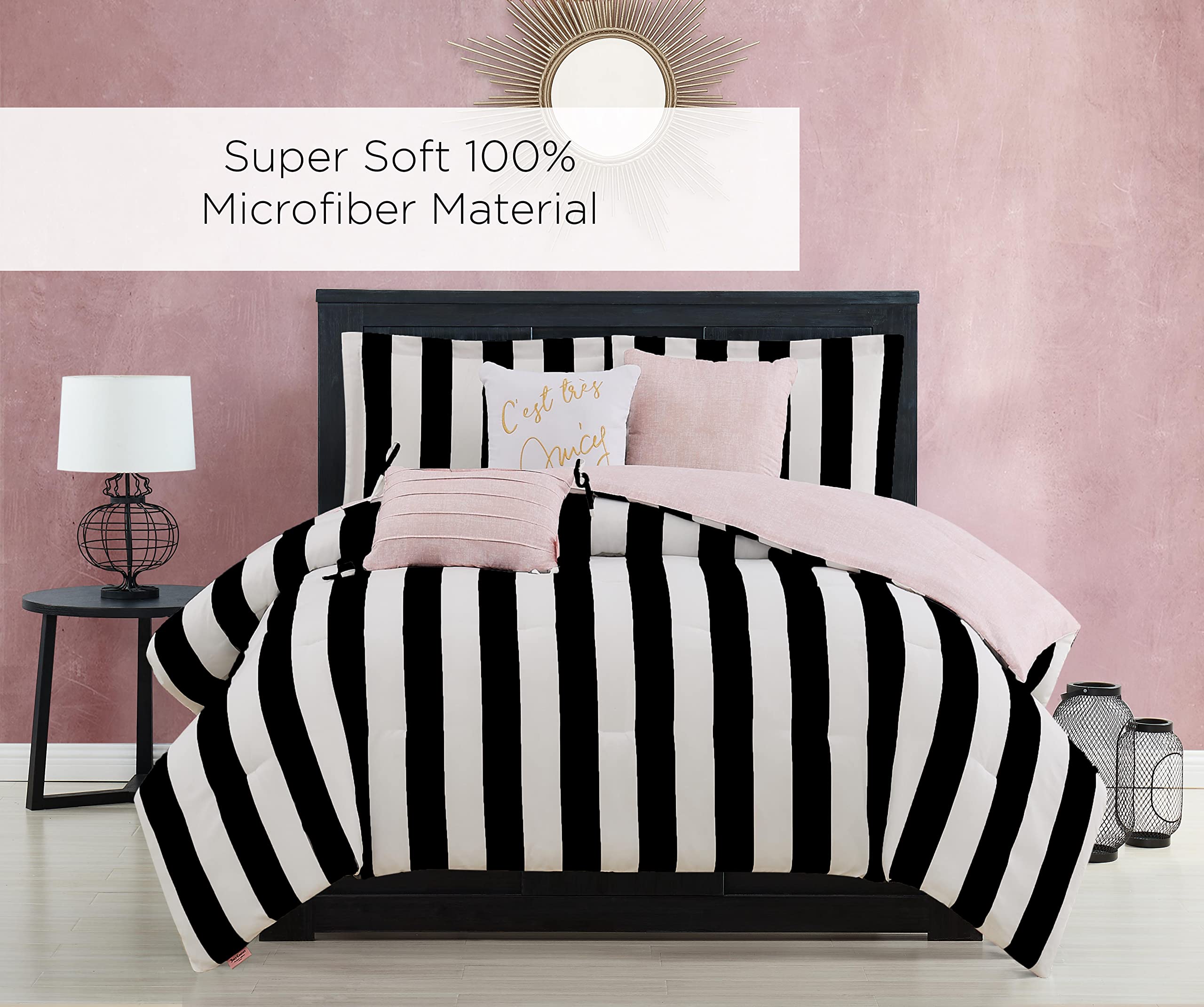 Juicy Couture parure installée en chambre créant ambiance chic