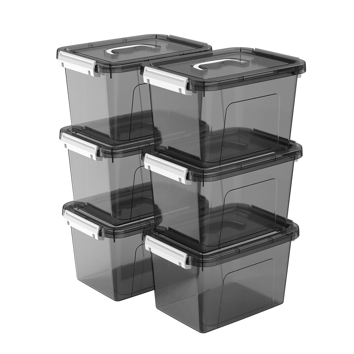 JUJIAJIA vue avant de la boîte fumée pour rangement propre et pratique