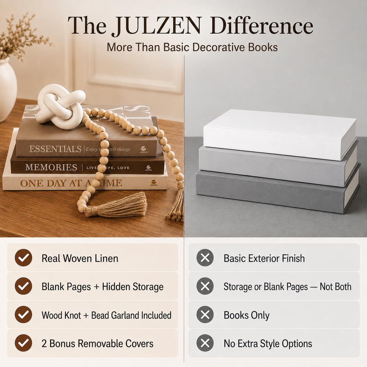JULZEN comparaison taille avec main pour visualiser proportions pratiques