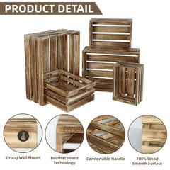JUMBO HUMBLE texture bois brûlé, rendu rustique résistant