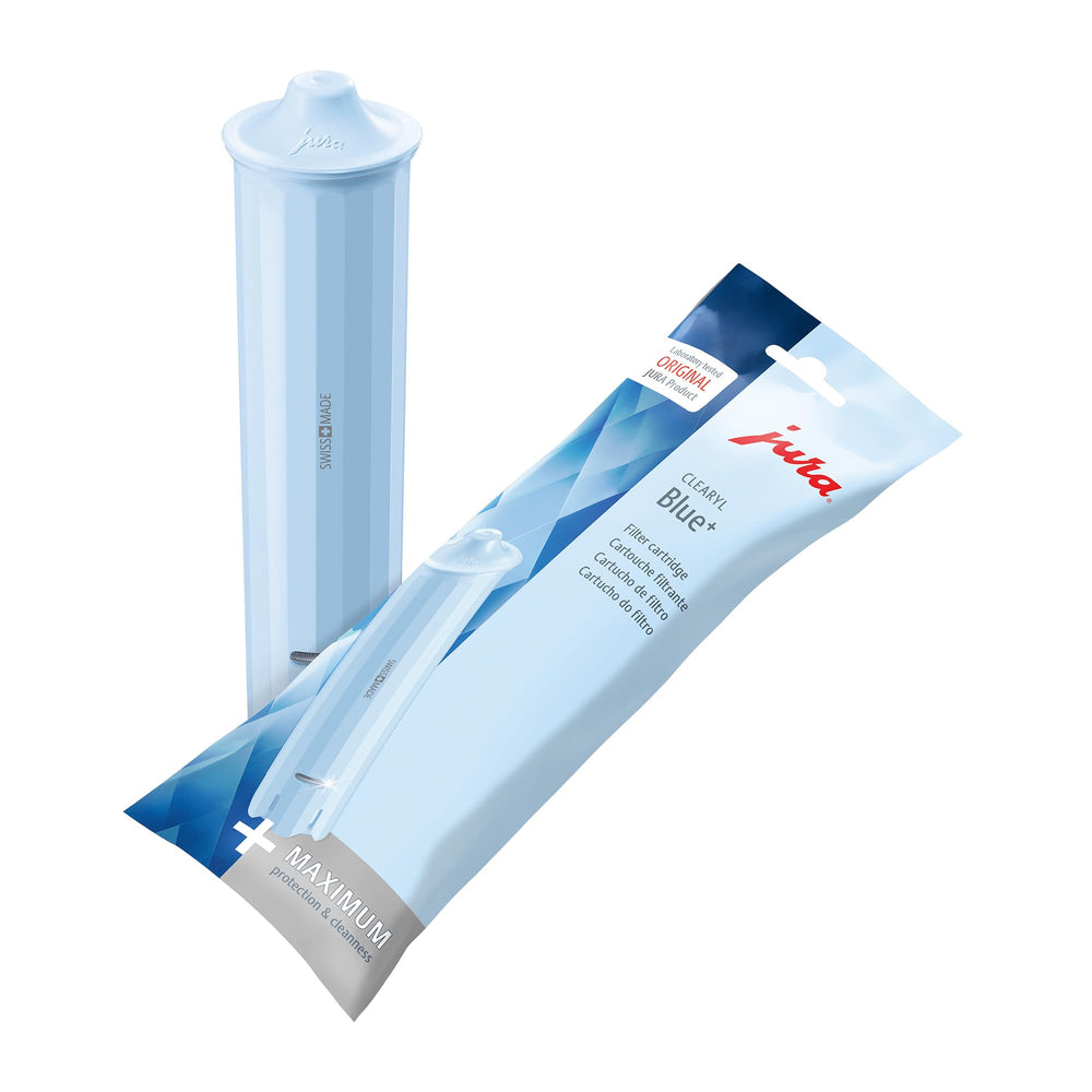 JURA CLEARYL Blue+ face emballage montrant la cartouche et informations produit