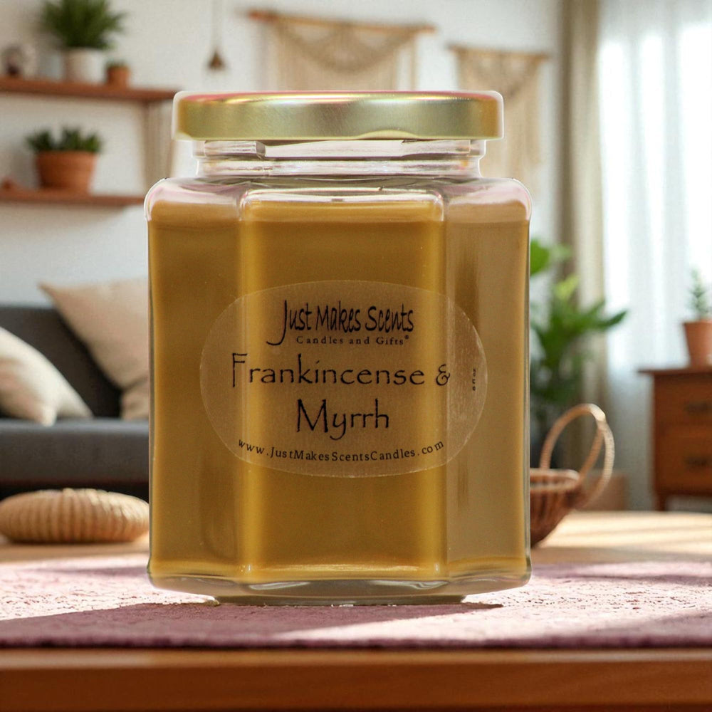 Just Makes Scents bougie à côté règle pour comparaison taille