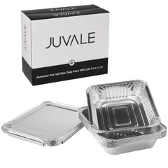 Juvale face avant de l’emballage montrant 20 barquettes, pratique pour stocker