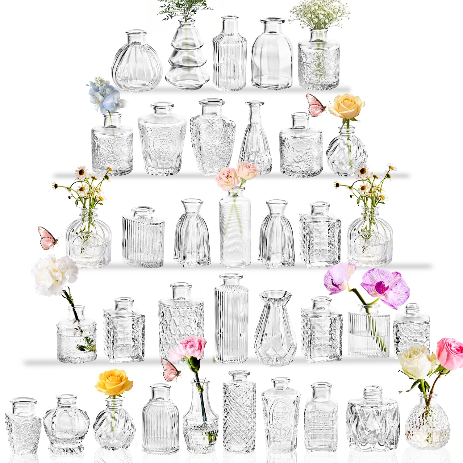 JXINDUJU ensemble de vases devant emballage, idéal pour décoration d'événements