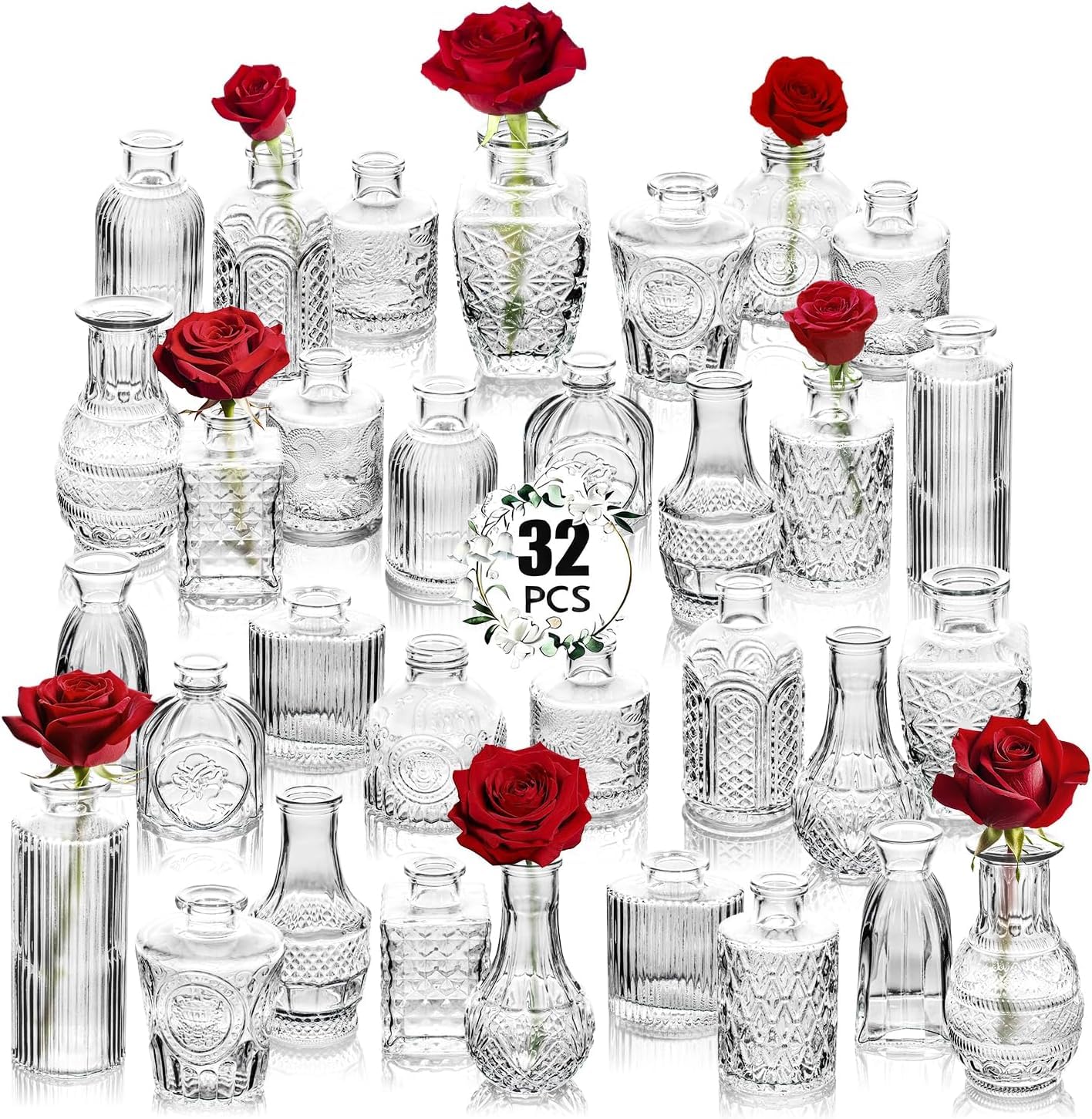 JXINDUJU lot de vases devant boîte, présentation soignée et gain de place
