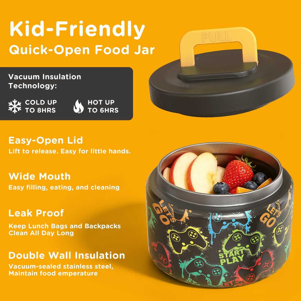 JXXM compartiments ouverts illustrant organisation alimentaire et portions séparées