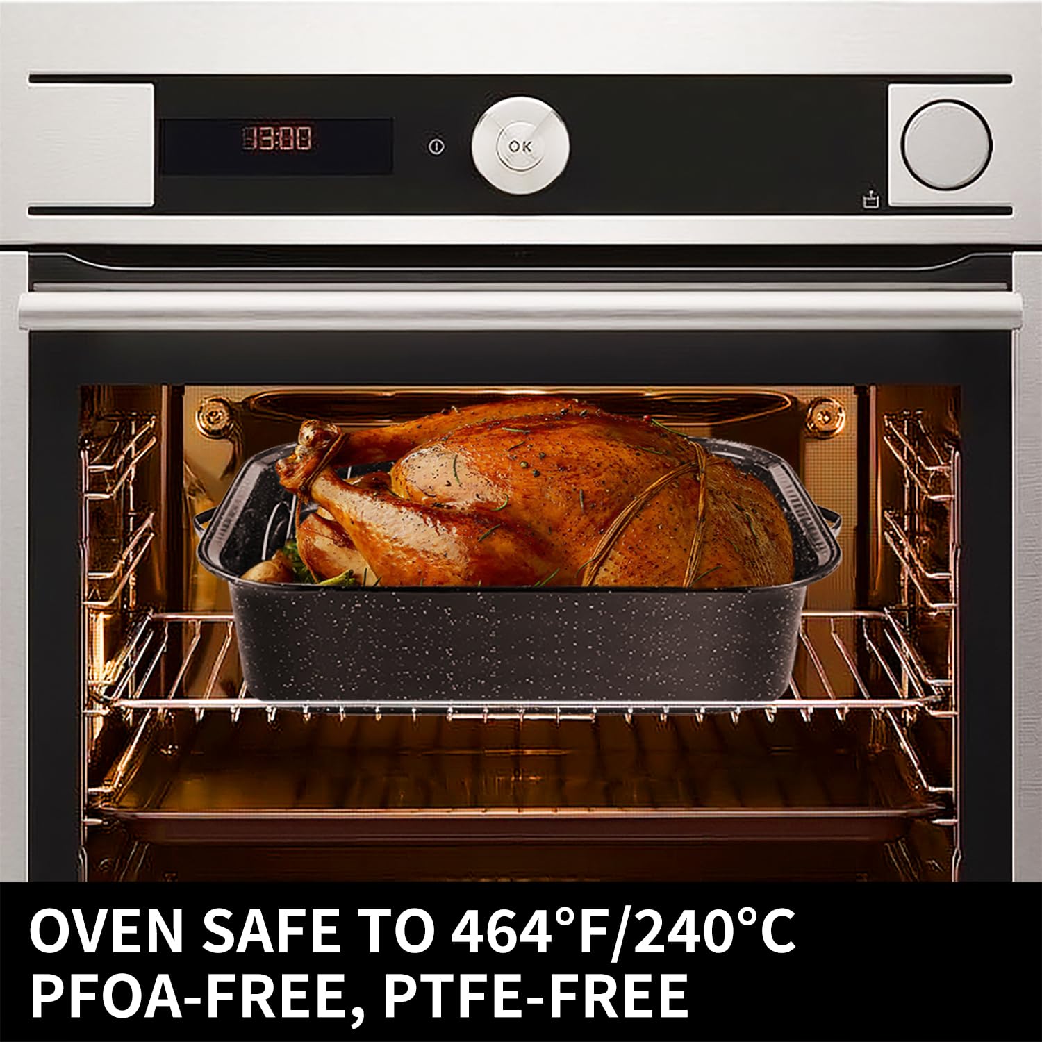 JY COOKMENT couvercle utilisé comme plat pratique pour saisir et servir