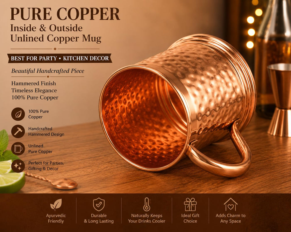 JYPR chope remplie de Moscow Mule montrant garniture et présentation élégante