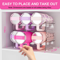 JYPS détail de l'encoche pour poignée maintenant les tumbler en place et sécurisant