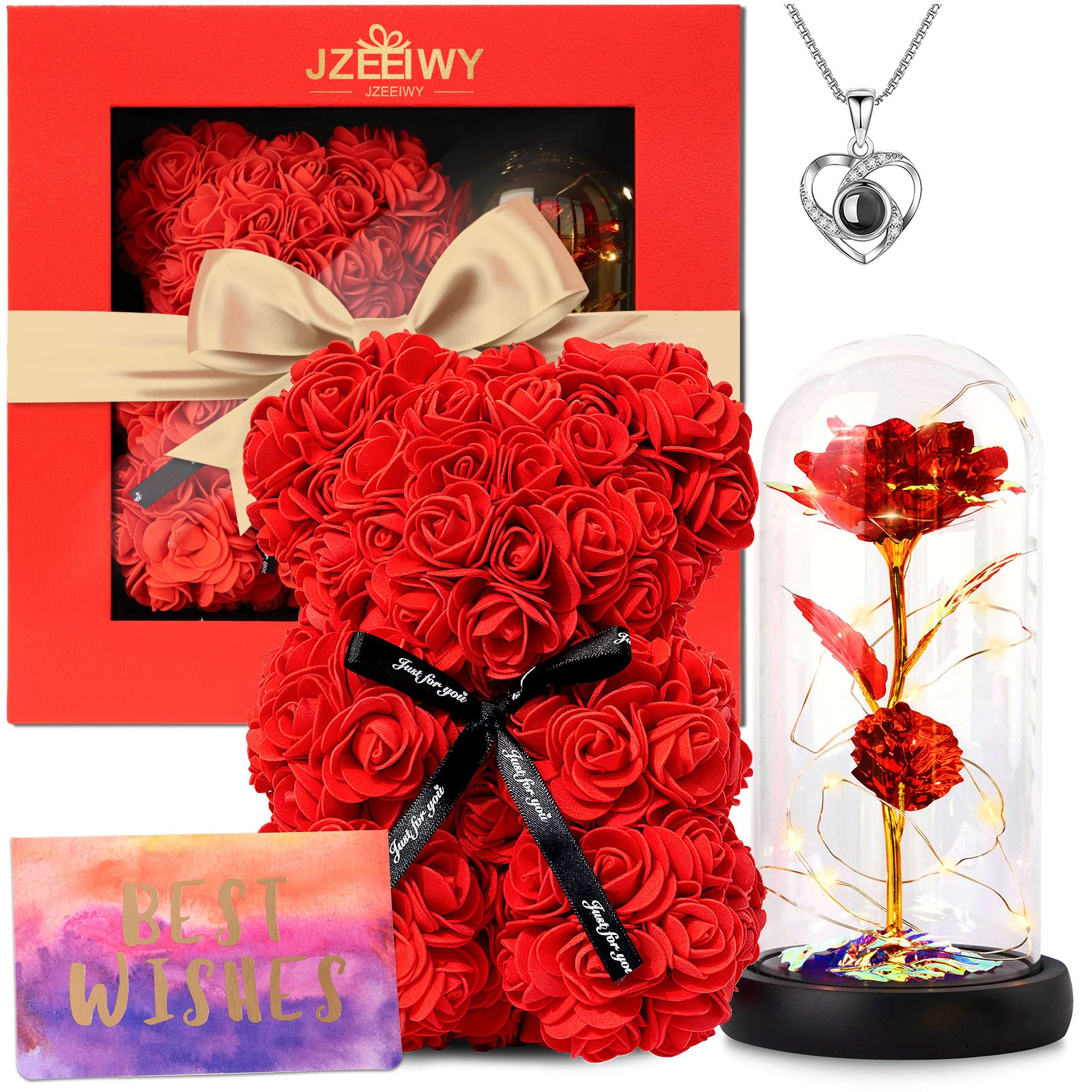 JZEEIWY coffret ouvert montrant toutes les pièces, parfait pour offrir