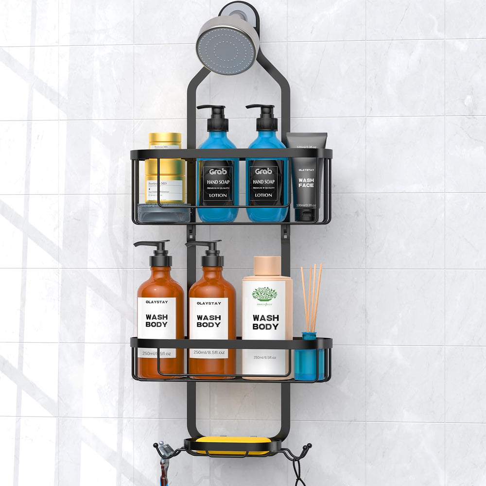 Kadolina étagère avec flacons organise produits de bain