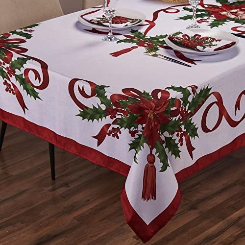 kadut nappe sur table dressée pour dîner festif, ambiance chaleureuse