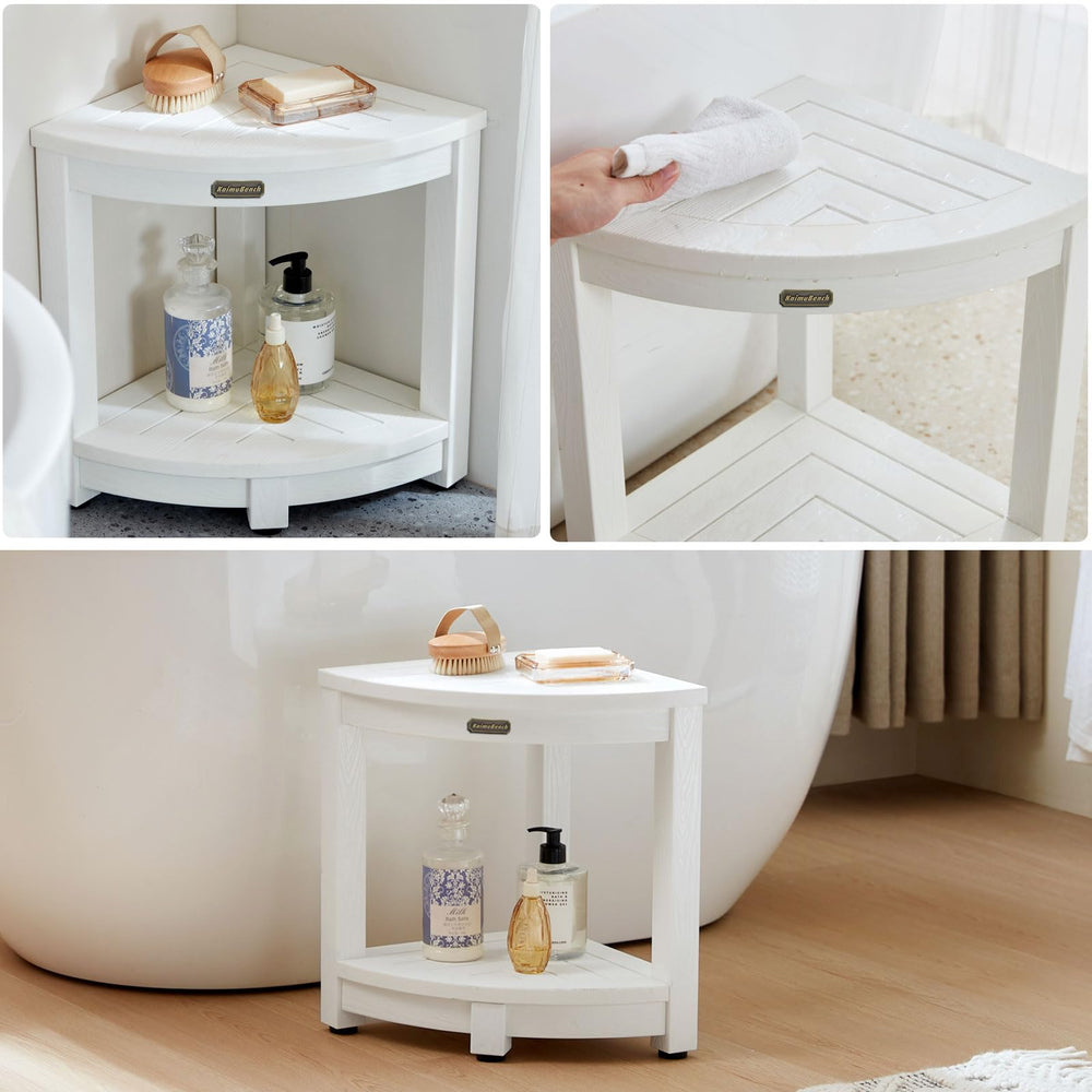 KaimuBench comparaison d'échelle montrant dimensions 33×33×44 cm pour petits espaces