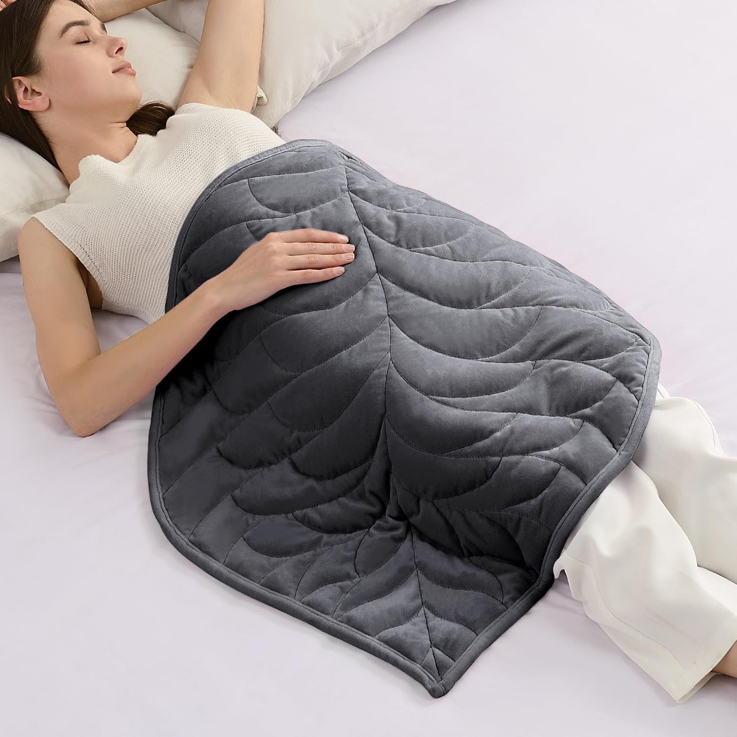 Kaisa plaid feuille face avant montrant la forme élégante et polyvalente