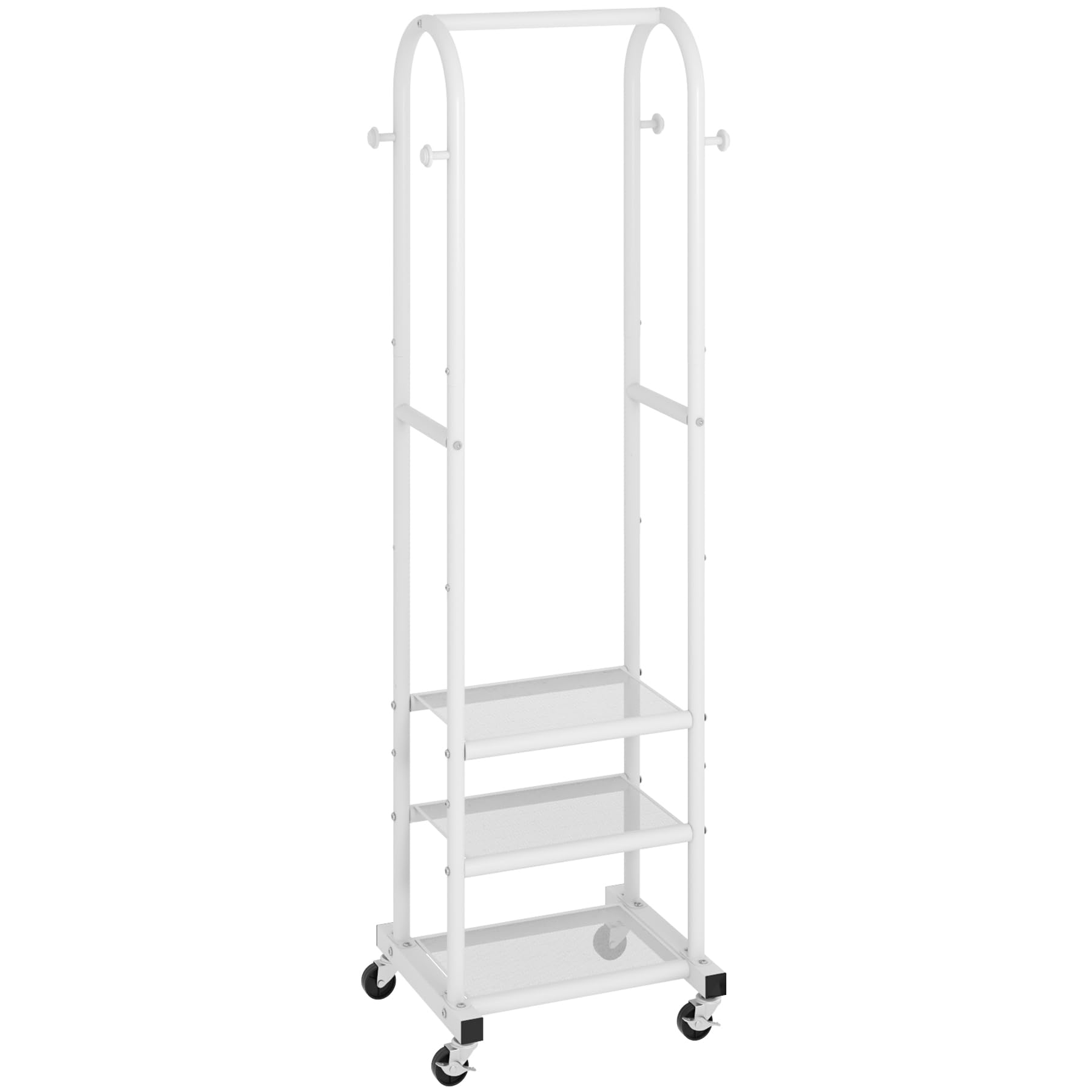 Kaitiemoo portant utilisé dans une entrée pour manteaux et chaussures organisés
