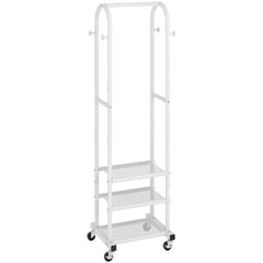 Kaitiemoo portant utilisé dans une entrée pour manteaux et chaussures organisés
