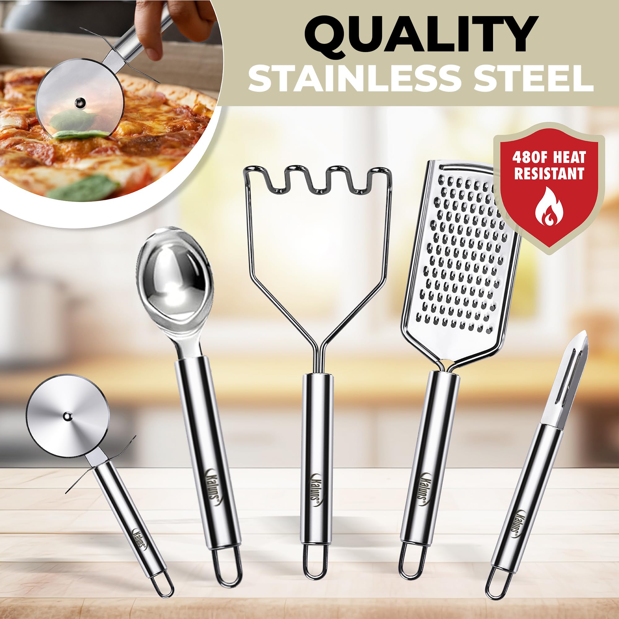 Kaluns accessoires de mesure et clips inclus pour portionnage précis
