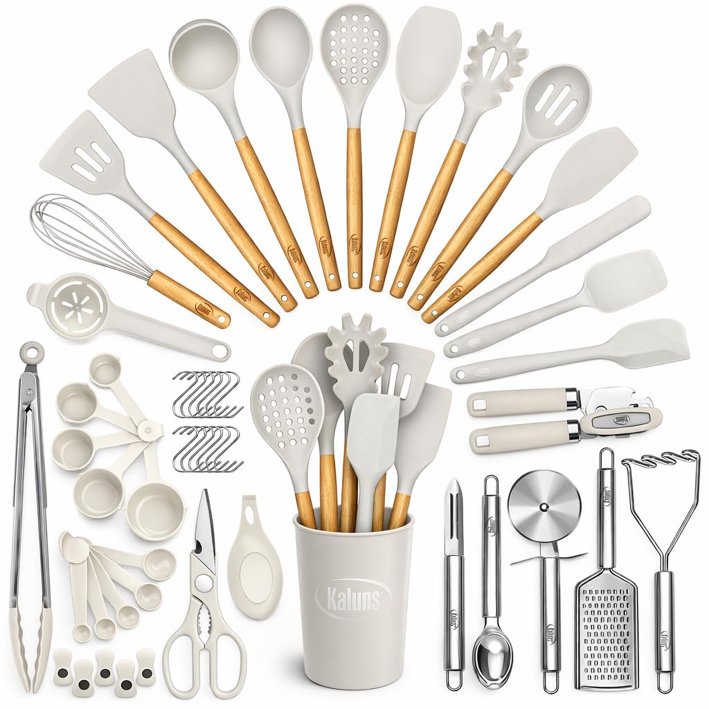 Kaluns ensemble complet en silicone montrant la variété et organisation pratique