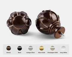 KAMANINA embout texturé en bronze antique, détail décoratif qui rehausse le style