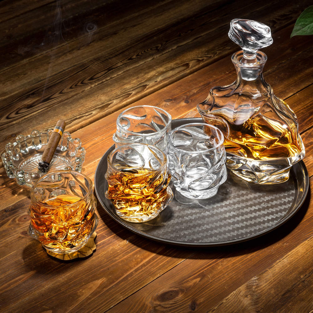 KANARS mise en table festive avec les verres en coffret montrant valeur cadeau