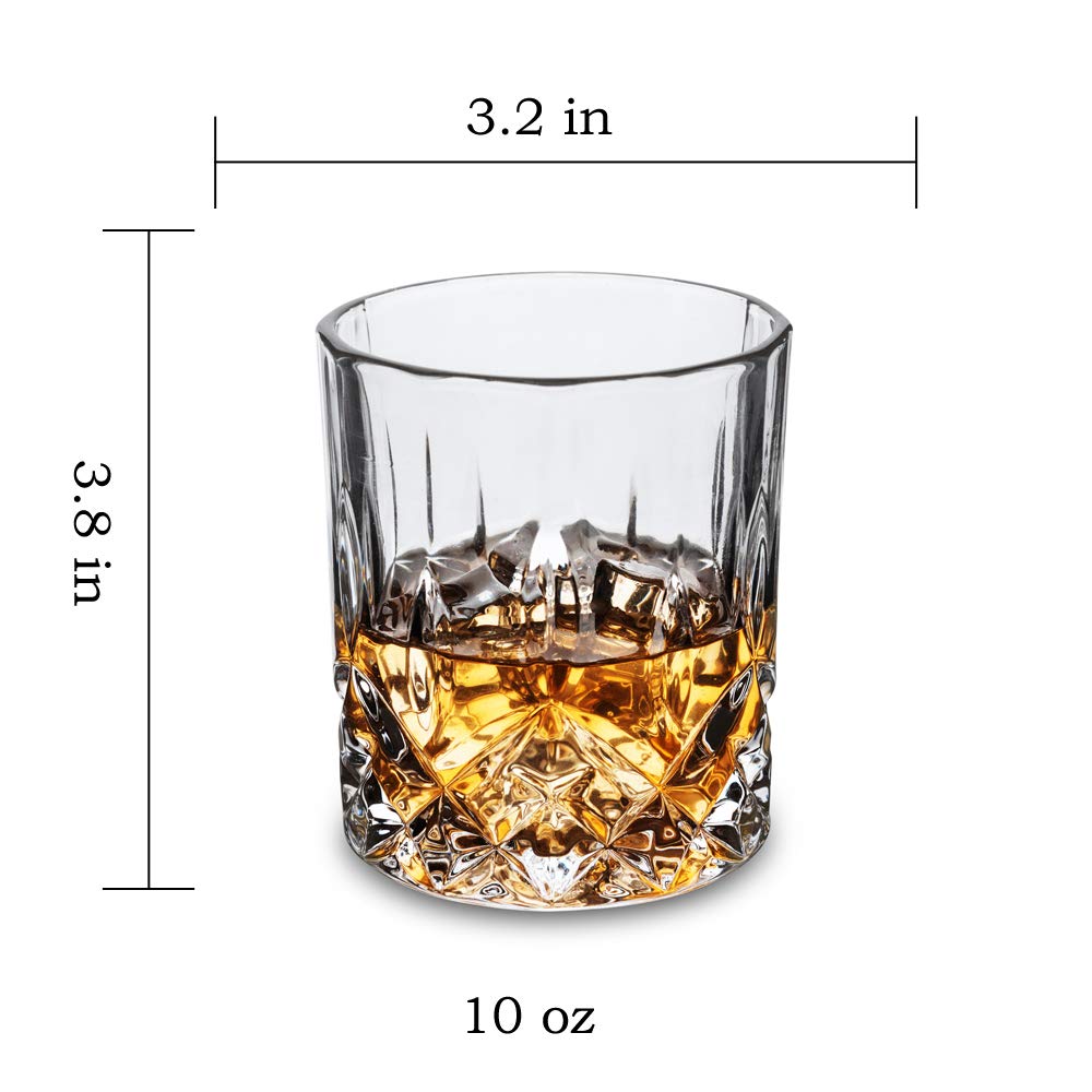 KANARS socle lourd du verre assurant stabilité et sensation de qualité