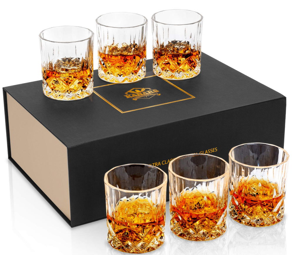KANARS verre en avant avec boîte cadeau, présentation élégante et prêt à offrir