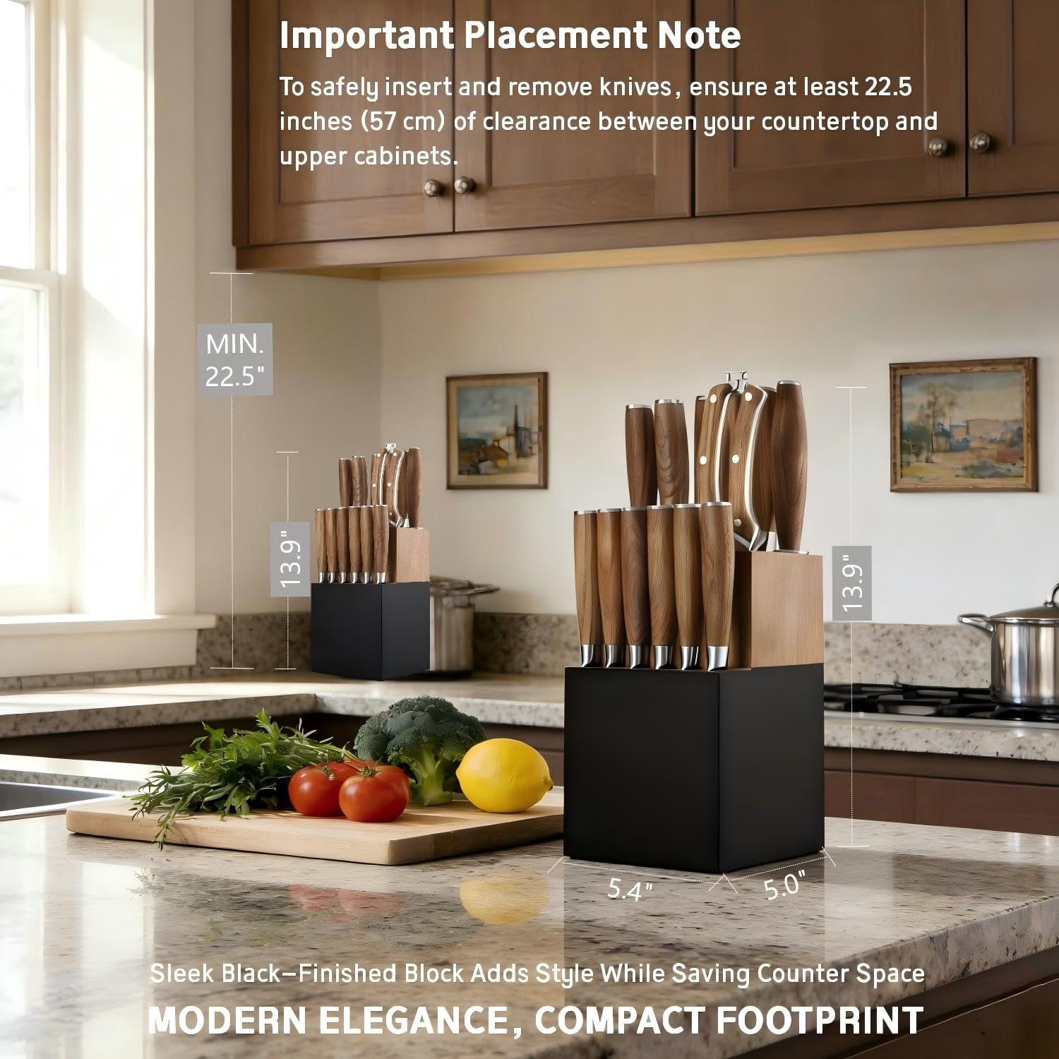 kangdelun bloc noir profil vertical économise espace plan de travail