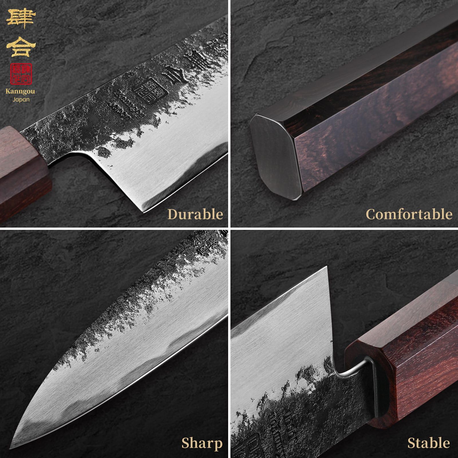 kanngou vue d’ensemble mettant en valeur design, matériau et texture