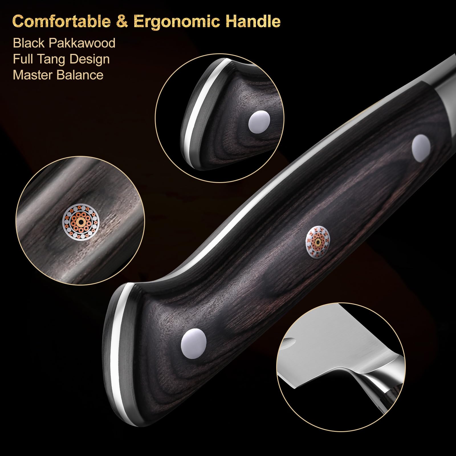 kanngou manche pakkawood ergonomique confort prolongé