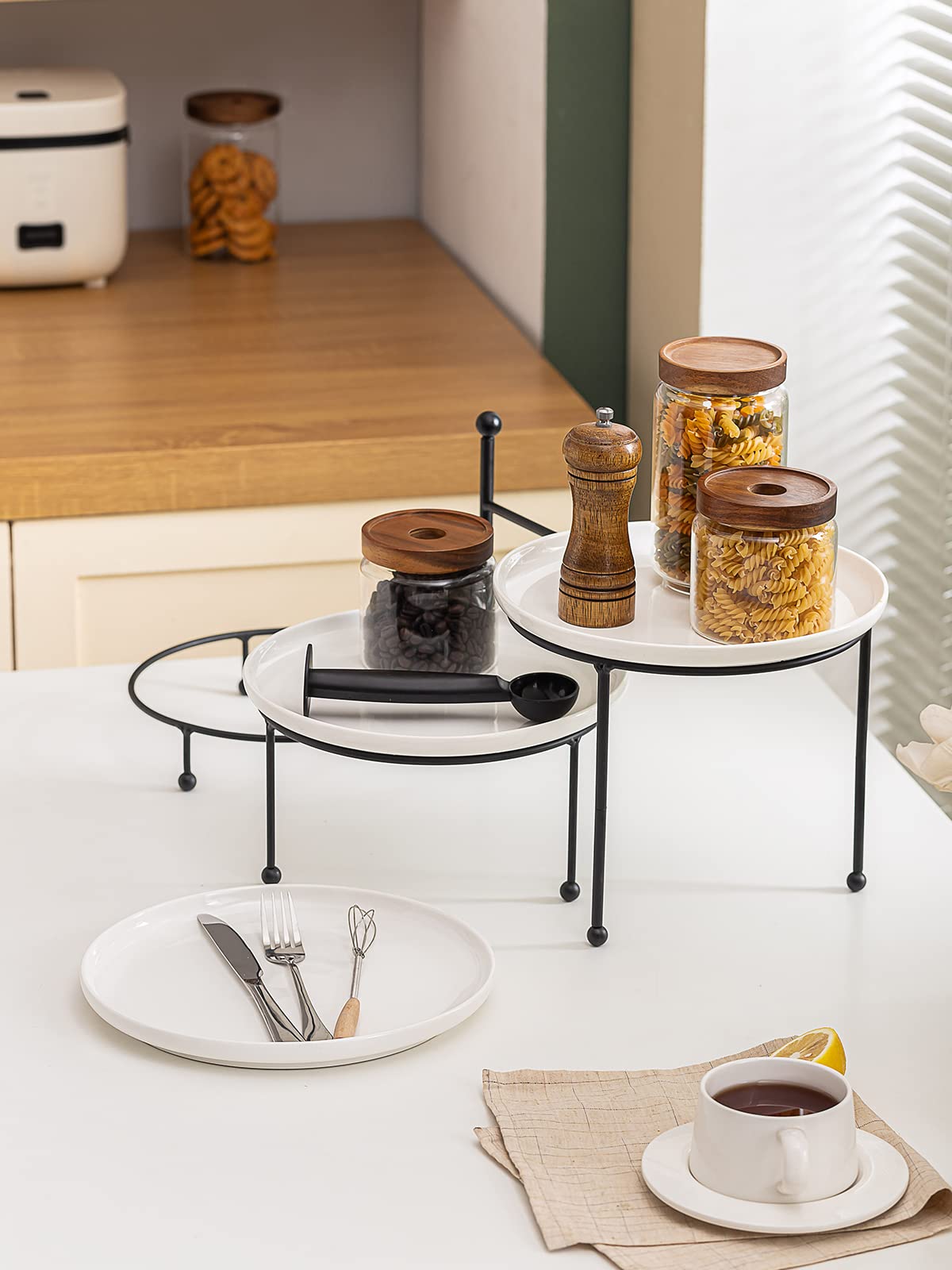 Kanwone mise en scène table à manger pour décoration soignée