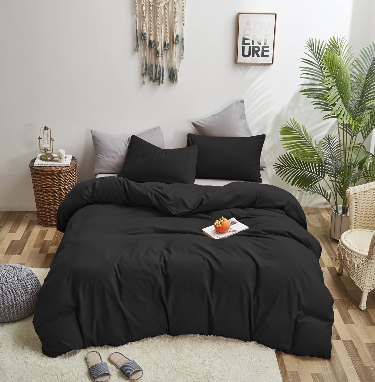 KAREVER couette échelle et dimensions, couvre un lit queen confortablement