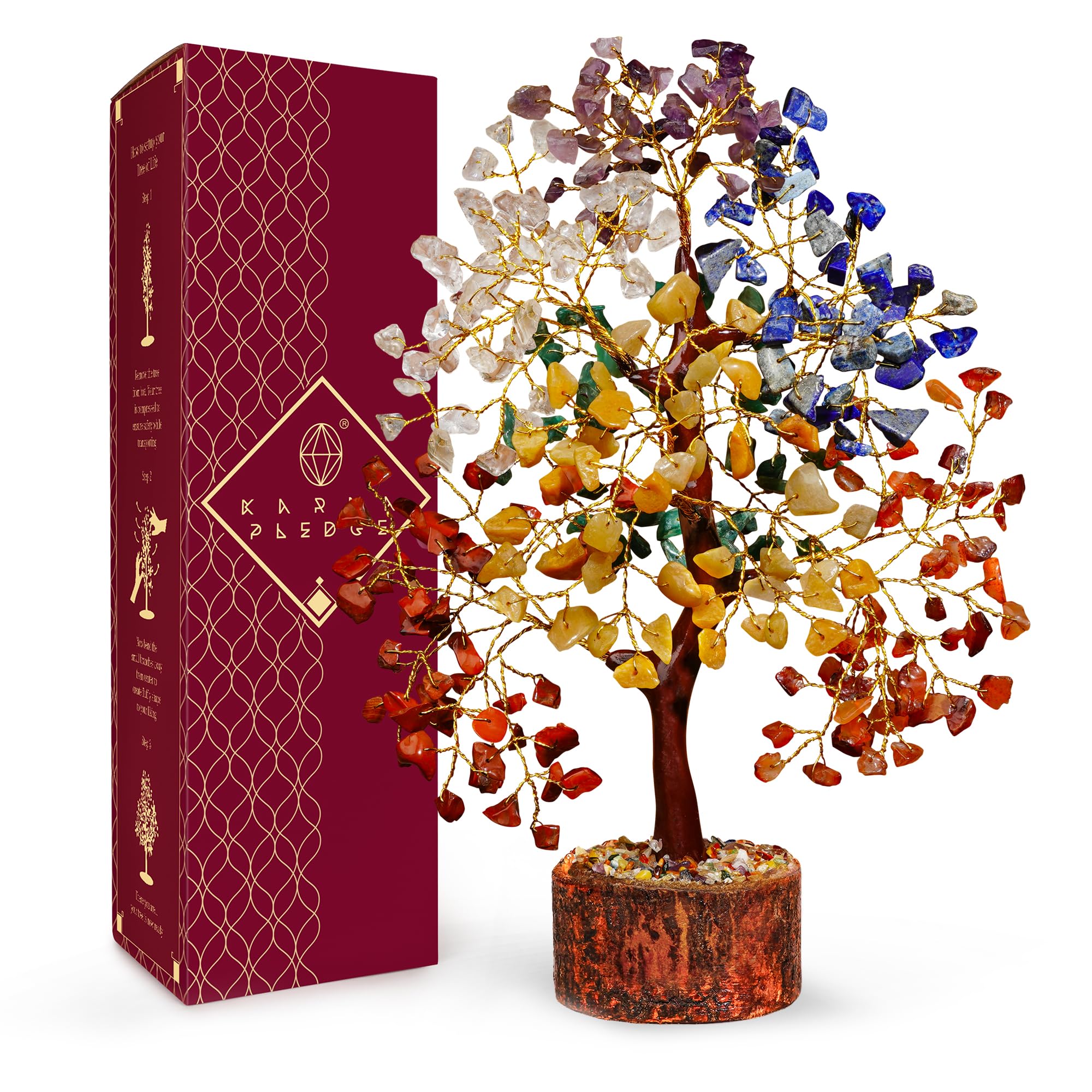 KARMAPLEDGE arbre de vie entier montrant couleurs et esthétique décorative