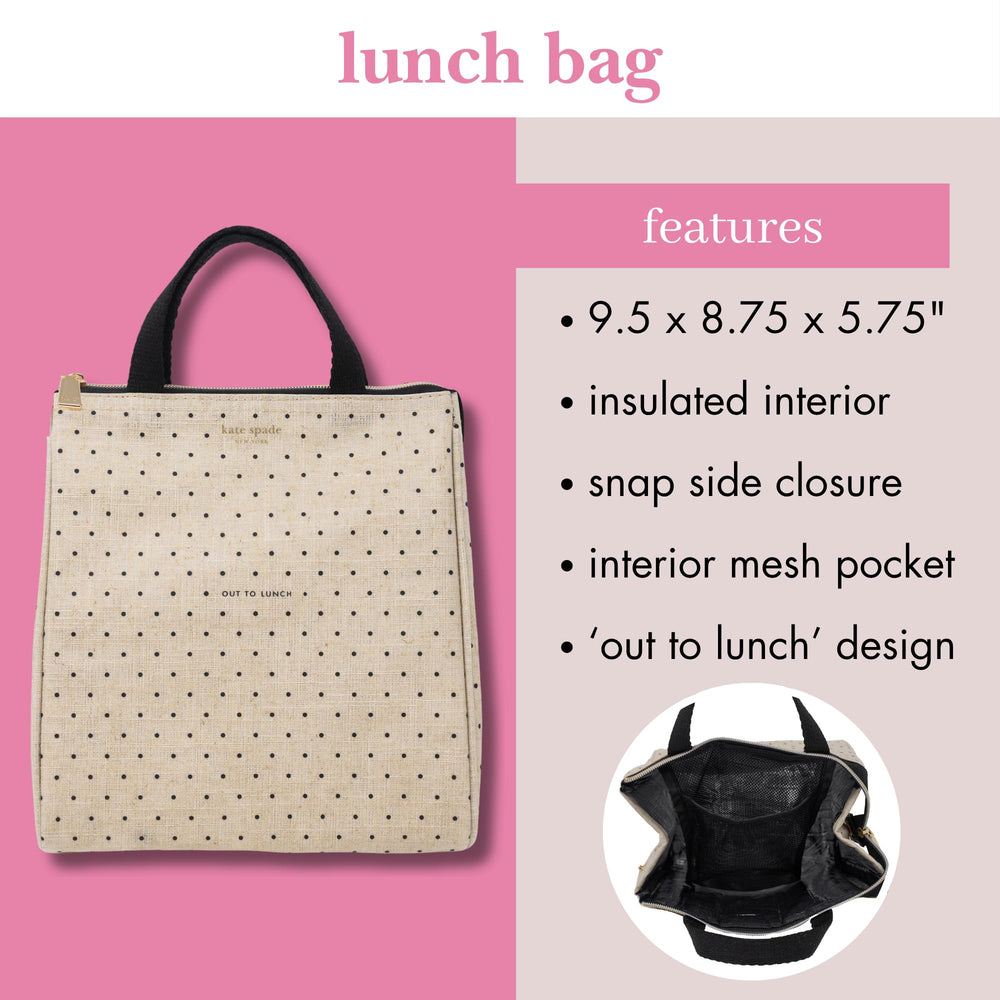 kate spade new york doublure isolante intérieure facile à nettoyer et garder température