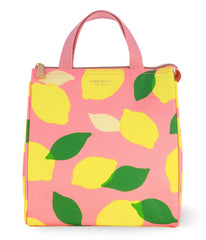 kate spade new york sac lunch tote avant présentant le motif Lemon Toss et style raffiné