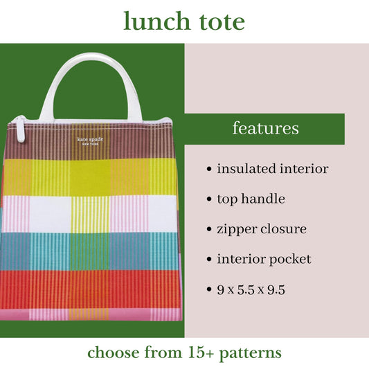 kate spade new york doublure isolante proche facile à nettoyer et conserver frais