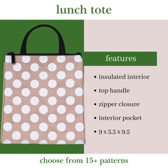kate spade new york gros plan motif White Dot montrant finition soignée