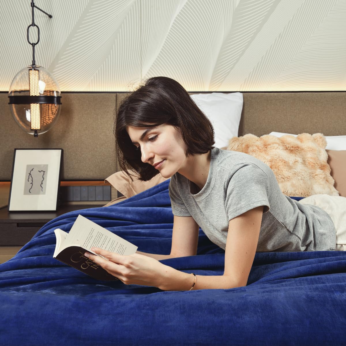 KAWAHOME couverture sur lit queen illustrant couverture généreuse
