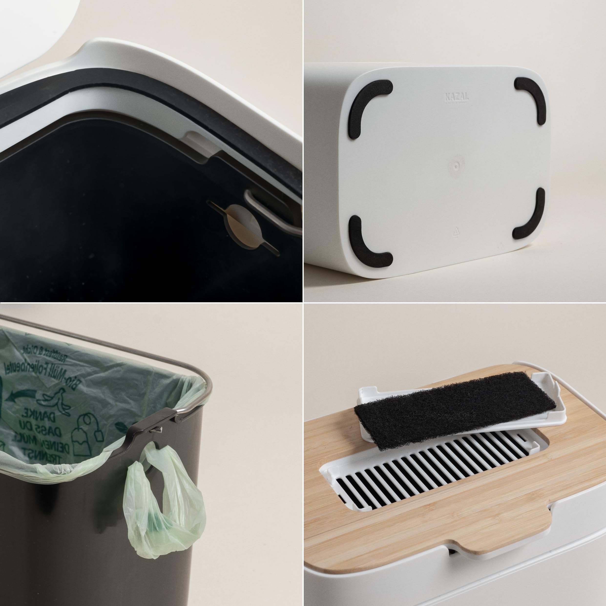 KAZAI Elin compatible lave‑vaisselle pour un entretien simple et hygiénique