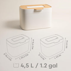 KAZAI Elin seau interne amovible facilitant vidage et nettoyage rapide