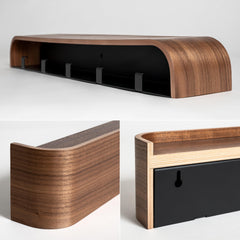 Étagerère Kazai Toke avec clés et lunettes, organisation quotidienne pratique
