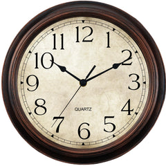 KECYET horloge murale face avant lisibilité et style rétro