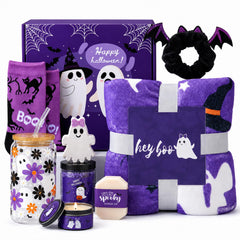 Kederwa boîte coffret Halloween prête à offrir montrant l’ensemble des articles