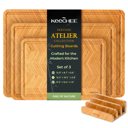 keechee planche face avant avec gouttière, collecte propre des jus